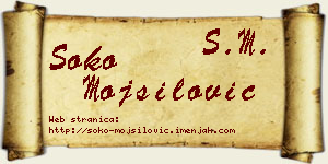 Soko Mojsilović vizit kartica
